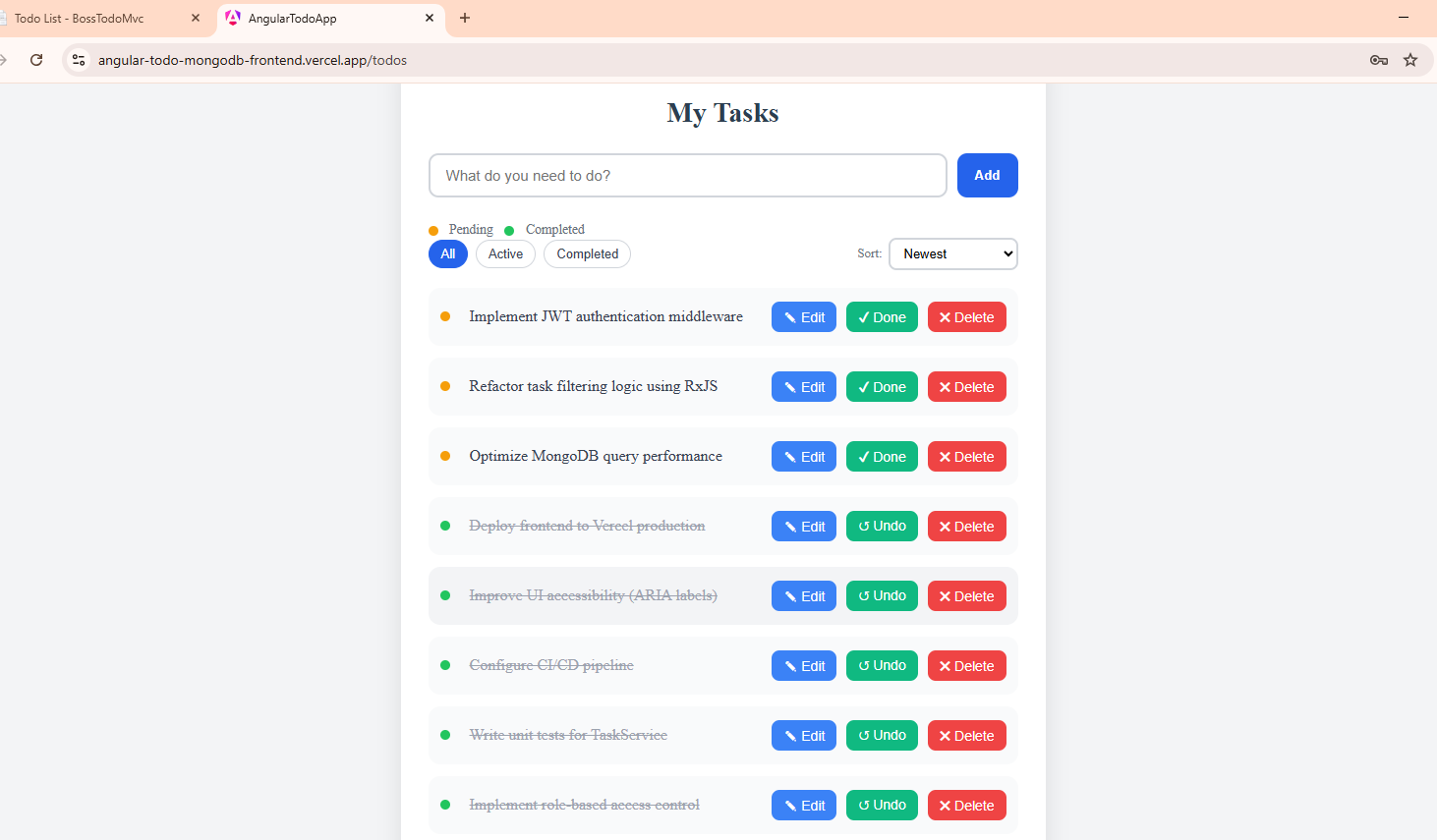 Desktop responsive proof showing full layout structure