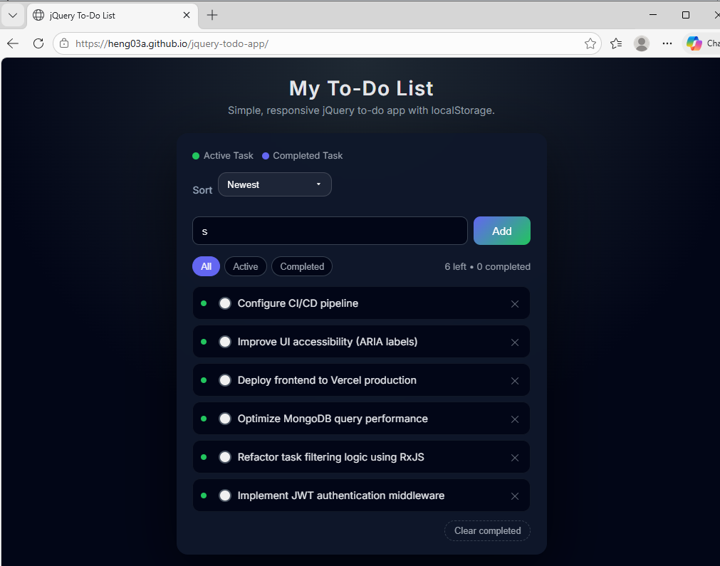 Microsoft Edge cross-browser proof screenshot