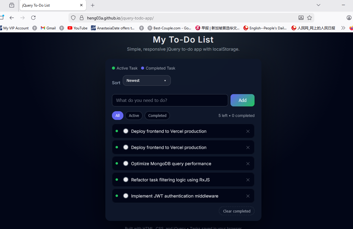 Mozilla Firefox cross-browser proof screenshot